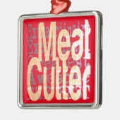 Vlees van extraordinaire utter metalen ornament (Links)