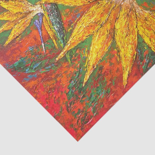 Vlees van paradise textuur, ontvapt tissuepapier (Detail)