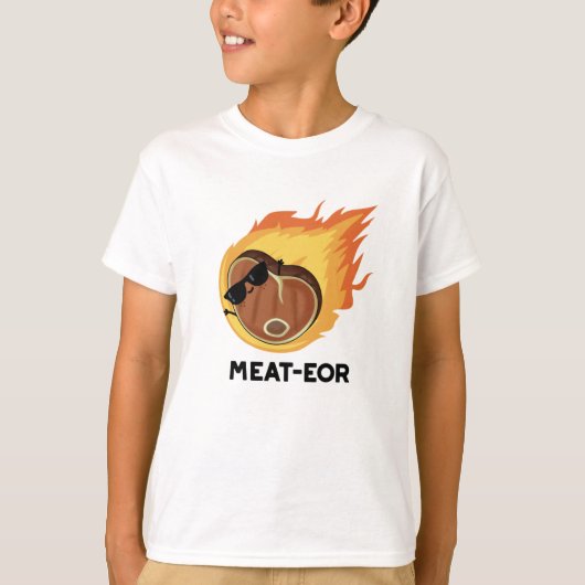Vlees van schimmels Steak Pun T-shirt (Voorkant)