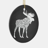 Vlees van slagerschets snijdt de klok in de jacht keramisch ornament (Rechts)