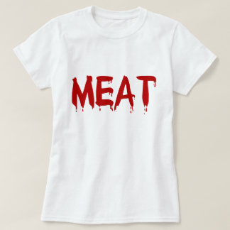 Vlees waar ik van vlees hou van vleeskuikengeiteen t-shirt