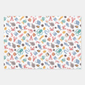 Vlees Zeevruchten Boerenmarkt Pluimveestapel Inpakpapier Vel (Voorkant 2)