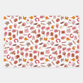 Vlees Zeevruchten Boerenmarkt Pluimveestapel Inpakpapier Vel (Voorkant)