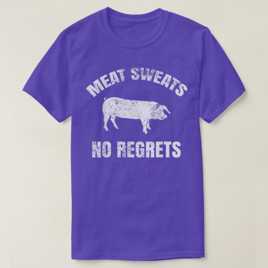 Vlees Zweet Geen Spijt T-shirt (Design voorkant)