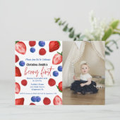 Vleesbessenfeest, Eerste verjaardagsbes Kaart (Staand voorkant)