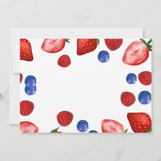 Vleesbessenfeest, Eerste verjaardagsbes Kaart (Achterkant)