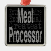 Vleesbewerkingsextraordinaire Metalen Ornament (Voorkant)