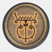 vleesboom ronde sticker (Voorkant)