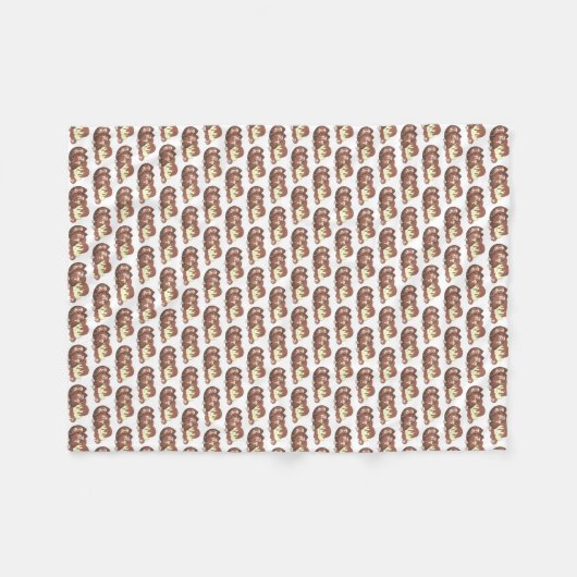 Vleesbrood Vleesblad Aardappelen paddestoel Fleece Deken (Voorkant (Horizontaal))