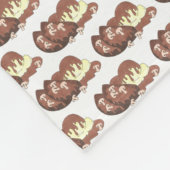 Vleesbrood Vleesblad Aardappelen paddestoel Fleece Deken (Hoek)