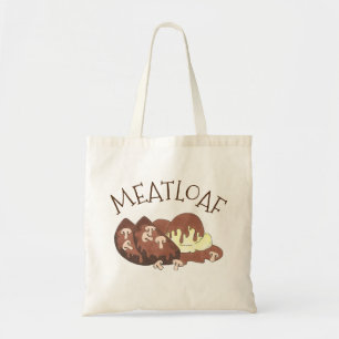 Vleesbrood Vleesblad Aardappelen paddestoel Tote Bag