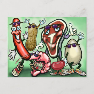 Vleeseiwitgroep Briefkaart