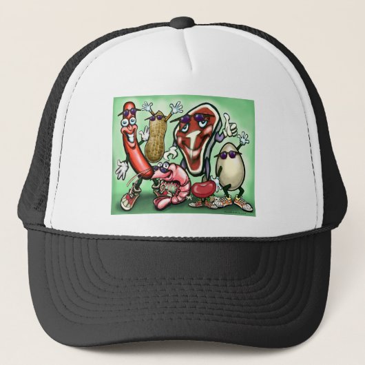 Vleeseiwitgroep Trucker Pet (Voorkant)