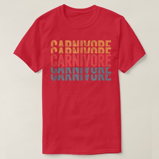 vleesetend keukenetentje t-shirt (Design voorkant)