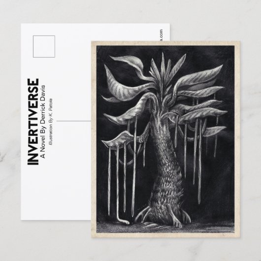 Vleesetende boom - Briefkaart (Voorkant / Achterkant)