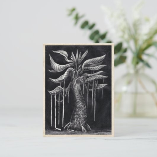 Vleesetende boom - Briefkaart (Staand voorkant)