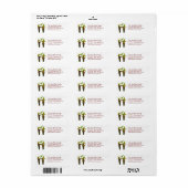 Vleesetende Pitcher Plants Etiket (Full Sheet)