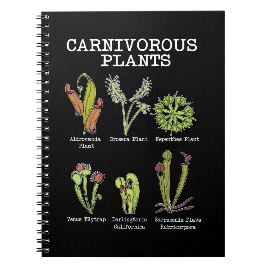 Vleesetende Planten Soort Saracenia venus flytrap Notitieboek (Voorkant)