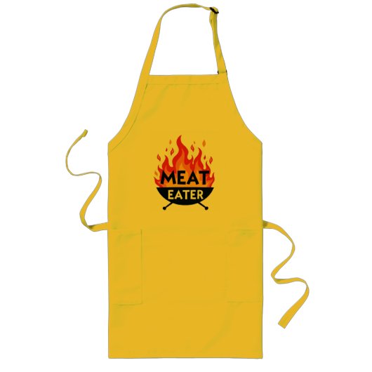 Vleeseter BBQ-schort Lang Schort (Voorkant)