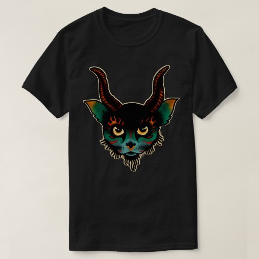 vleesgeworden kat t-shirt (Design voorkant)