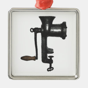 vleesGrinder Metalen Ornament