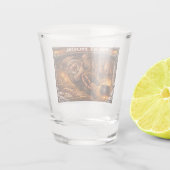 Vleeshaak IJslandse Yule Lad Shot Glas (Achterkant)