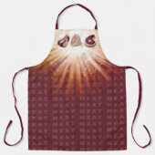 vleesham varkensvlees houdt van griep - grillen a schort (Voorkant)