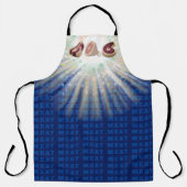 vleesham varkensvlees houdt van griep schort (Voorkant)