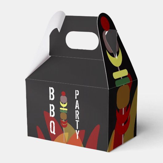 Vleeshandschoenen BBQ Uitgebreide partij Bedankdoosjes (Voorkant Zijde)