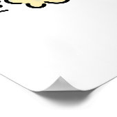 Vleeshane Funny Farting Meat Pun Poster (Hoek)