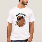 Vleeshane Funny Farting Meat Pun T-shirt (Voorkant)