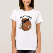 Vleeshane Funny Farting Meat Pun T-shirt (Voorkant)