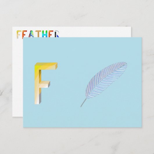 Vleeskaart Briefkaart (Voorkant / Achterkant)