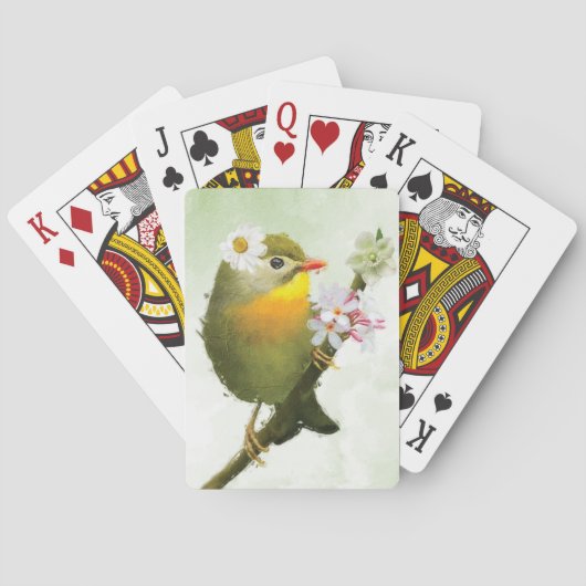 Vleeskaarten voor vogels pokerkaarten (Achterkant)