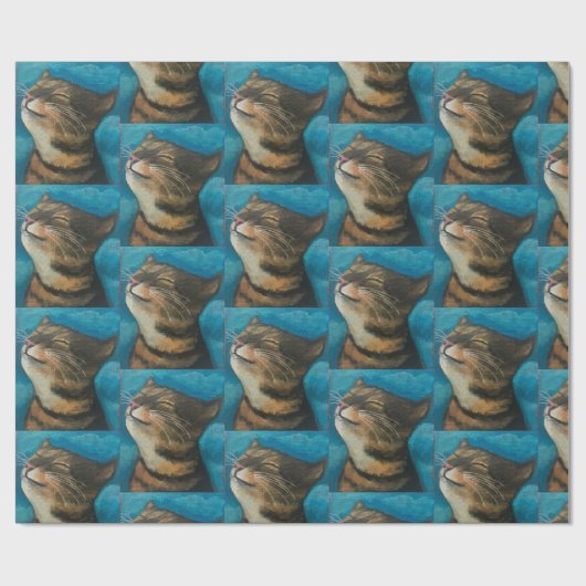 Vleeskatje Cadeaupapier (Vlak)