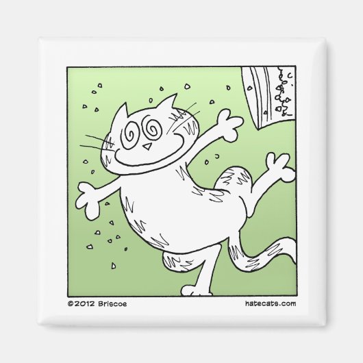 Vleeskatje Magneet (Voorkant)