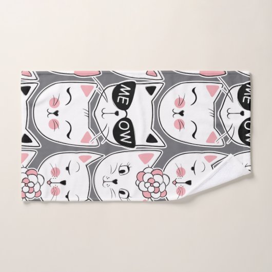 Vleeskatten Bad Handdoek (Handdoek)