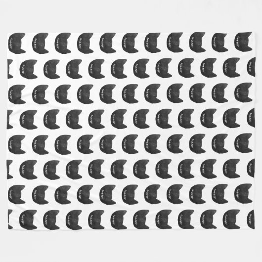 Vleeskatten Fleece Deken (Voorkant (Horizontaal))