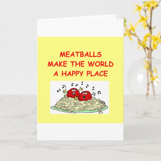 vleeskogels kaart (Gele Bloem)