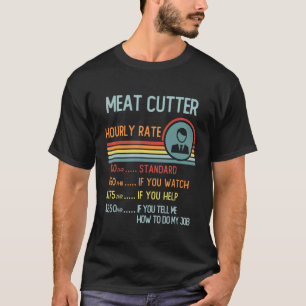 Vleeskutteruurtarief T-Shirt Retrobaantitel