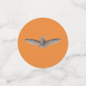 Vleesliefde Grijze vlek op Oranje zwart en geel Confetti (Kleine voorkant)