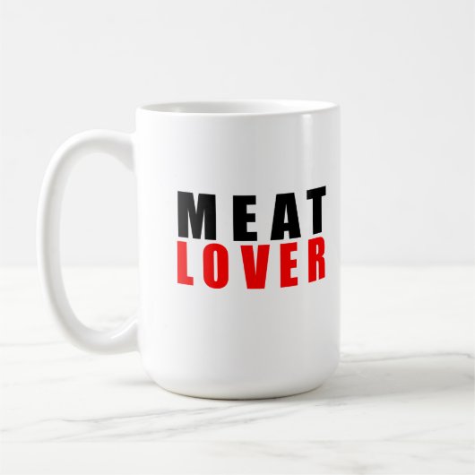Vleesliefhebber Koffiemok (Links)