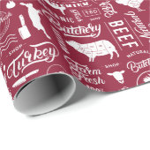 Vleesliefhebbers BBQ Inpakpapier (Rol Hoek)