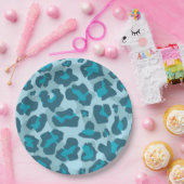 Vleesluier in tonnen blauw papieren bordje (Feest)