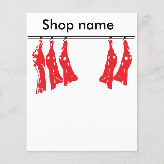 vleesmarkt flyer (Voorkant)