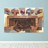 Vleesmolen Canvas Afdruk (Insitu (Houten vloer))