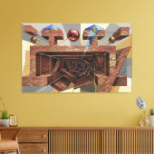 Vleesmolen Canvas Afdruk (Insitu (Woonkamer))