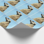 Vleespapier (1377) cadeaupapier (Hoek)