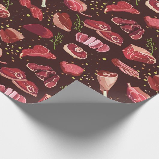Vleespatroon Cadeaupapier (Hoek)