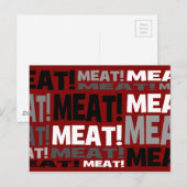 Vleesproduct Briefkaart (Voorkant / Achterkant)